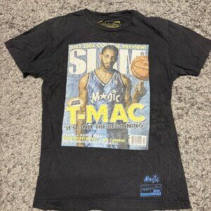 Mitchell & Ness T Shirt Mens S Black Slam Magazine Orlando Magic Tracy McGrady